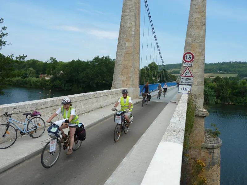 Rando-cyclo sur le Pont de Roussanes - Granges-sur-Lot