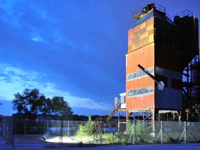 Le Pendule de Roman Signer à Rezé (Trentemoult), création pérenne Estuaire 2009