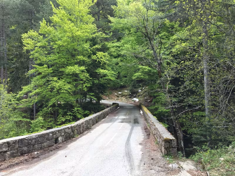 Dans le col de Verde