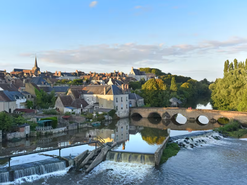 Coucher de soleil sur Beaumont-sur-Sarthe