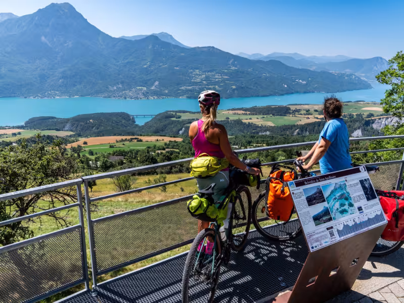 Belvédère à Saint-Appolinaire - La Durance à vélo
