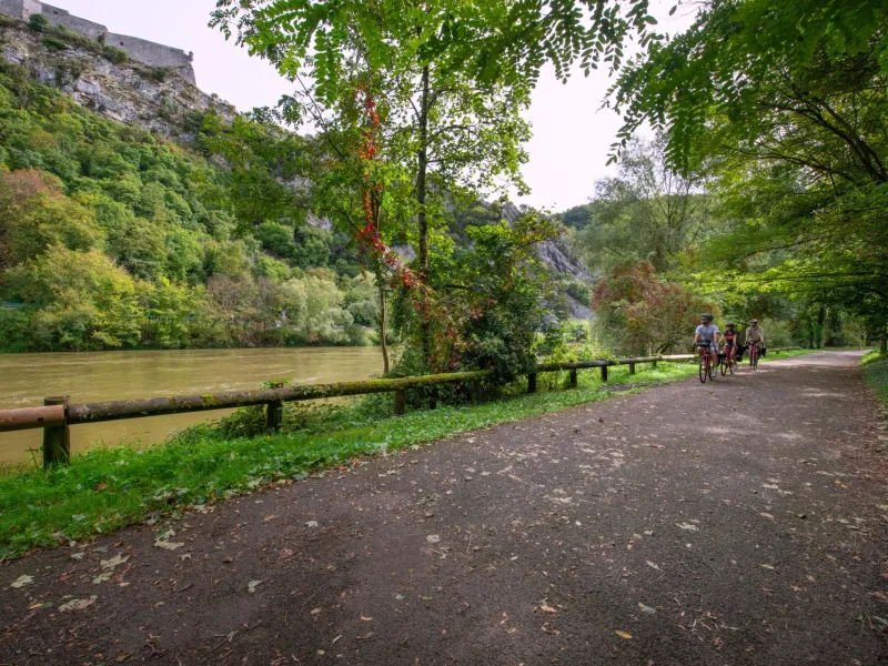 Bords du Doubs sur l'EuroVelo 6 