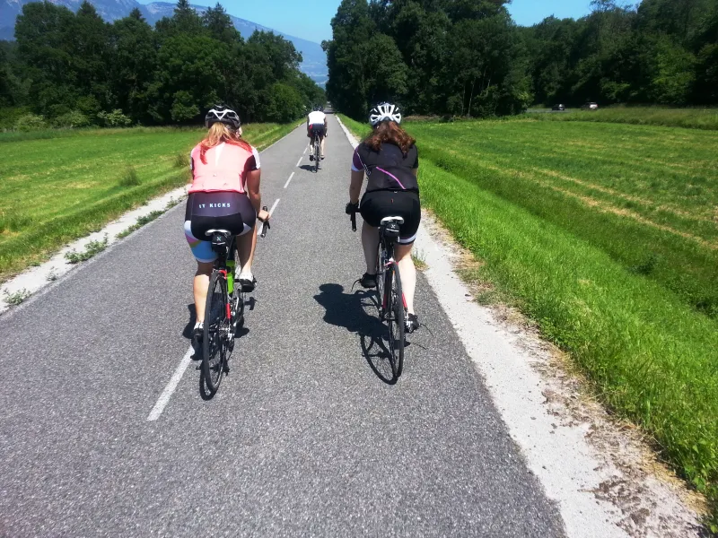 Voie cyclable entre Albertville et Annecy