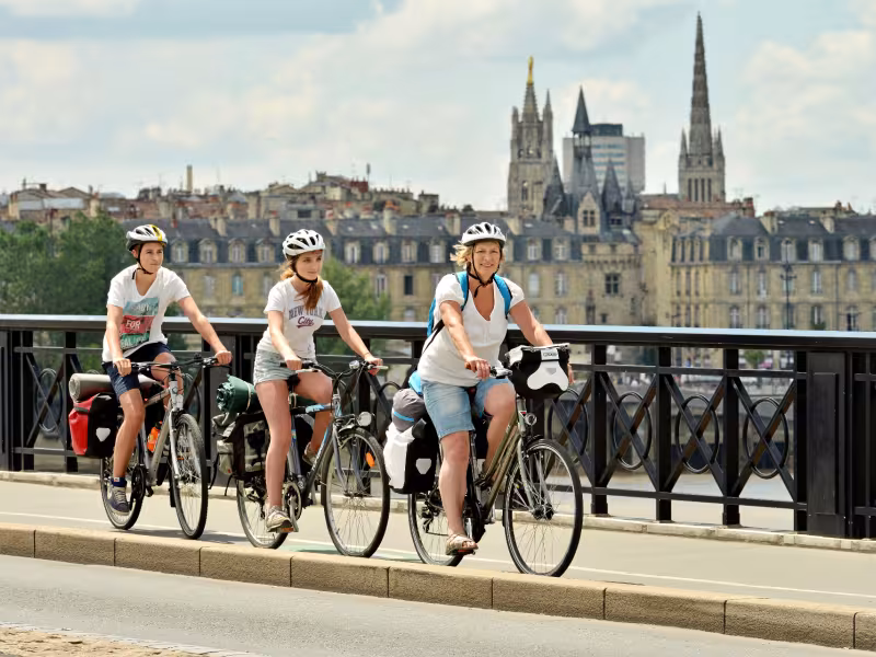 Balades à vélo à la journée depuis Bordeaux