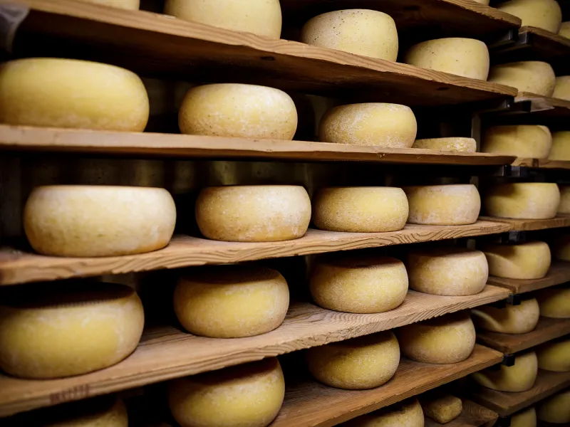 Fromages ariégeois boucle des sabots de Bethmale
