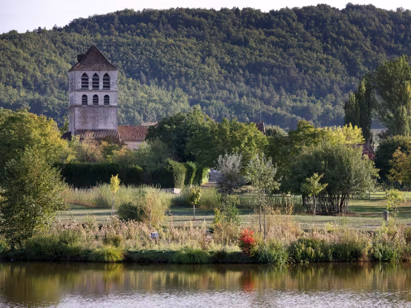 Caillac - Vallée du Lot à vélo