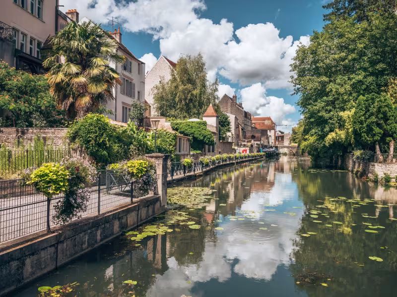 Canal des tanneurs à Dole