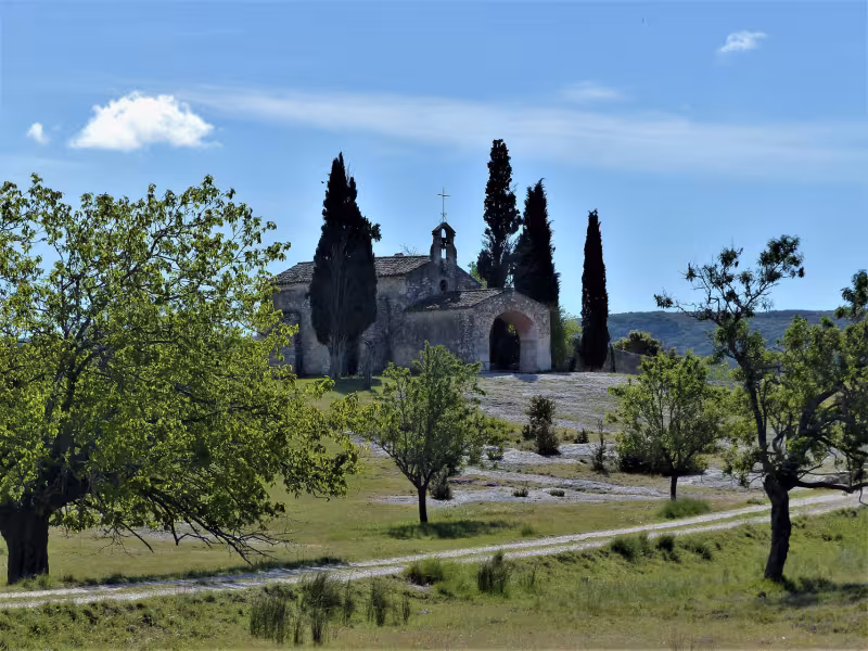 La chapelle Sainte Sixte dans les Alpilles