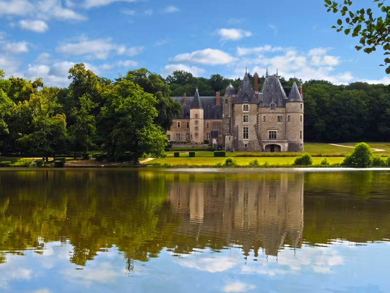 Le château de La Verrerie à Oizon