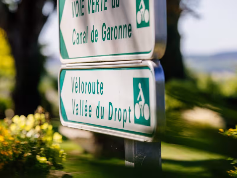 Balisage de la vallée du drop à vélo