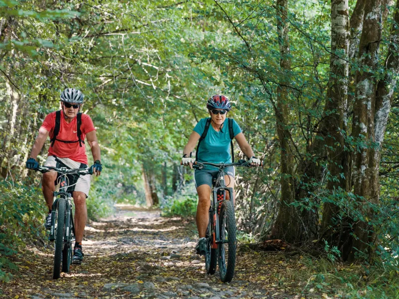 VTT à travers le Morvan vers Moulin-Cadoux