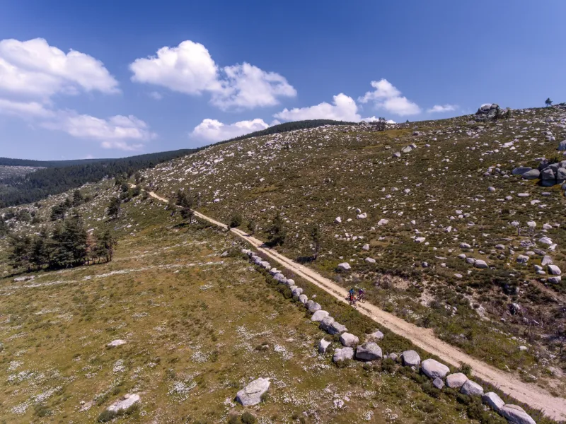 La GTMC à VTT à travers la Lozère