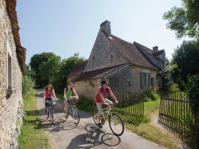 A vélo dans les village de La Bigoureau et la Boudinière