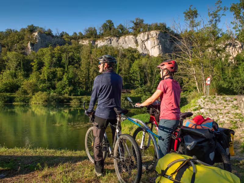 Itinérants contemplatifs sur l'EuroVelo 6