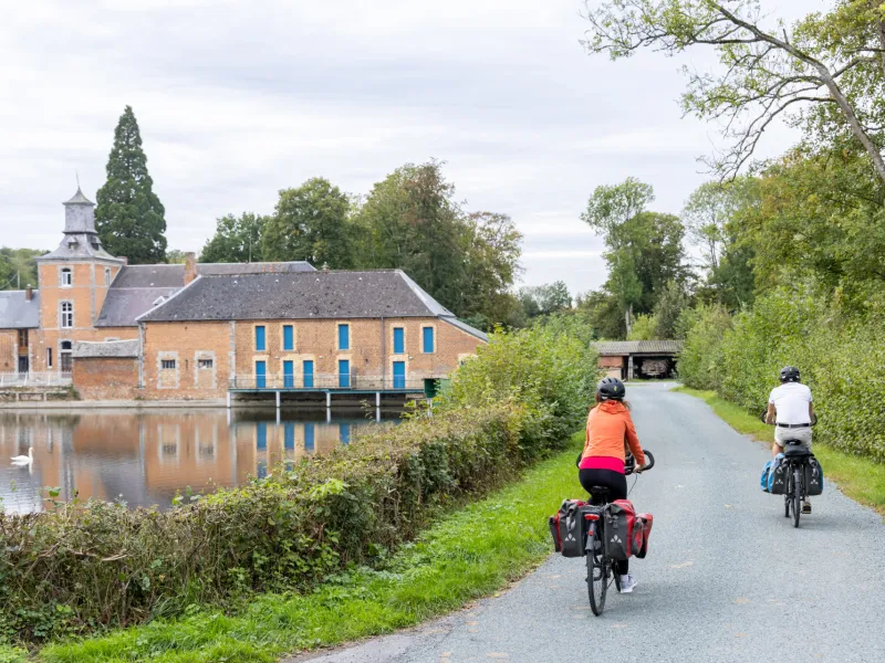 Étang de Breucq, à proximité de Liessies - La Scandibérique