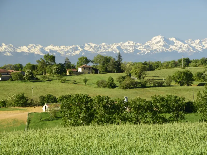 Exploitation agricole dans le Gers