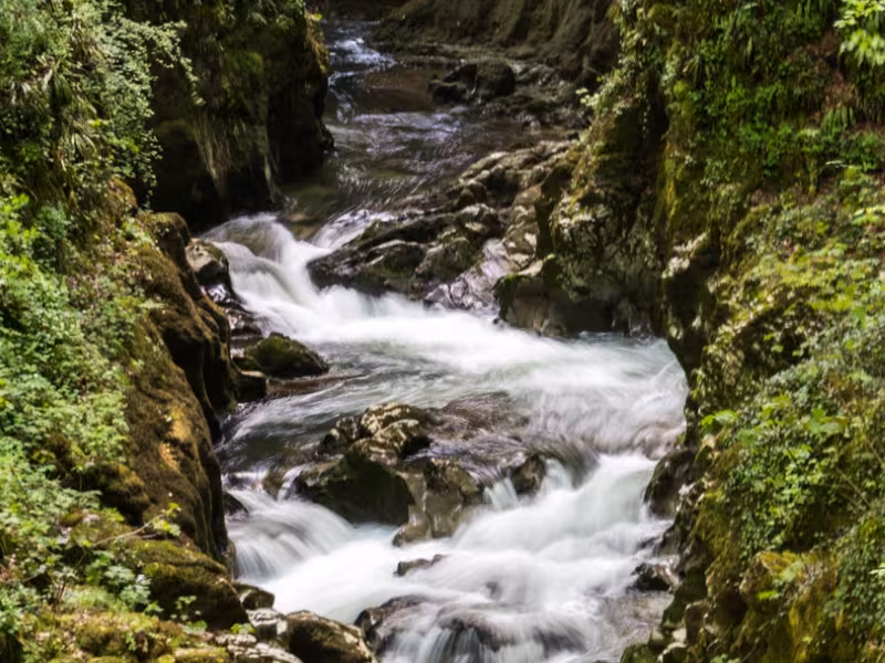 Gorges de la Langouette dans le Jura