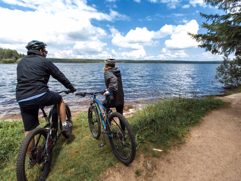 La GTMC à VTT au lac de Charpal