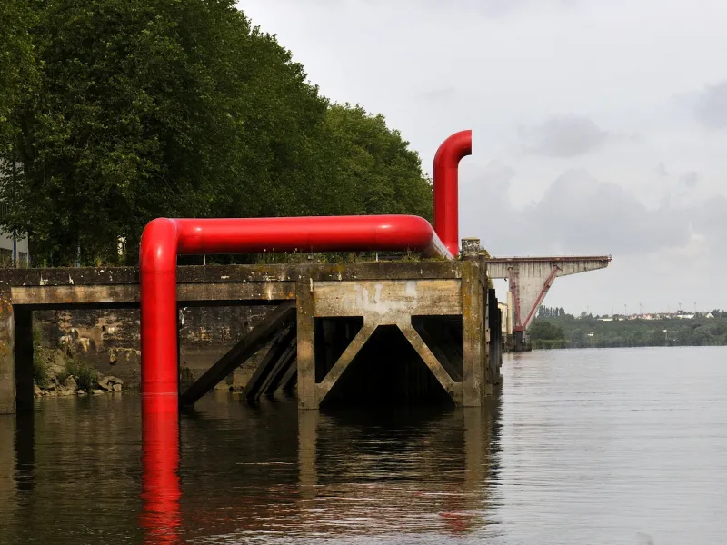 Serpentine Rouge, Indre, création pérenne Estuaire 2009 