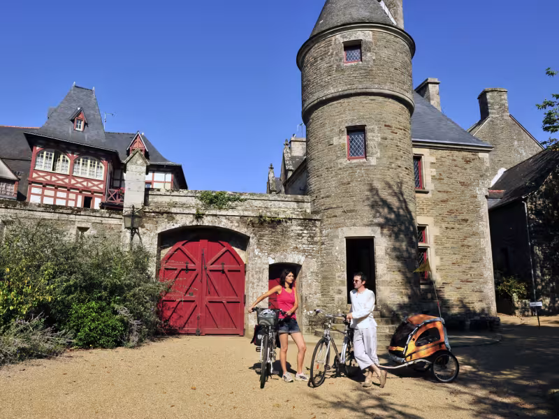 Le château de Josselin en famille