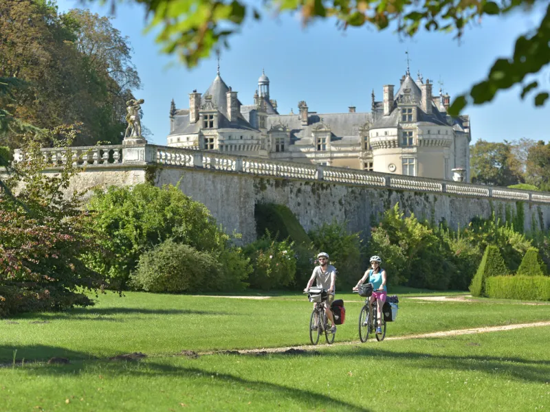 Château du Lude à vélo