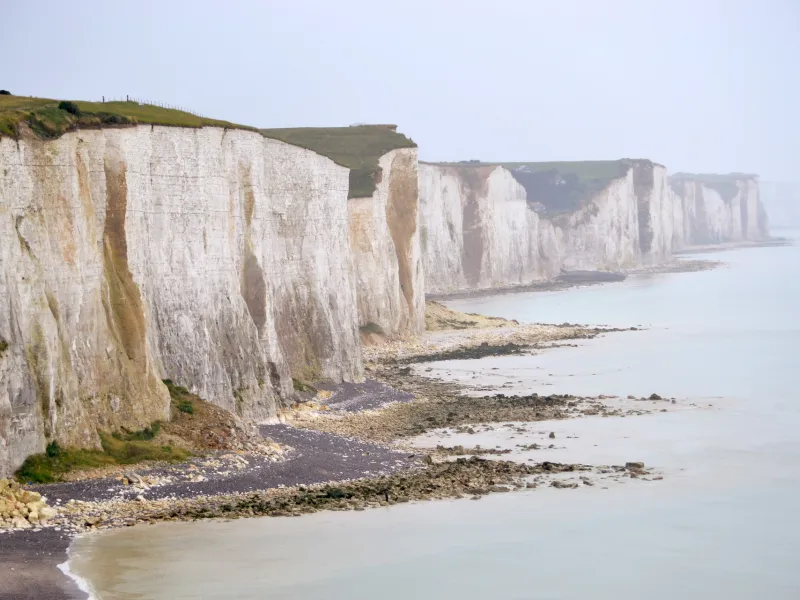 Les falaises d'Ault