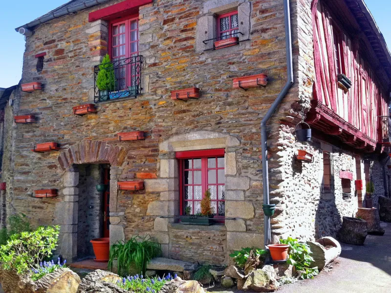 Maison de pierres à Malestroit