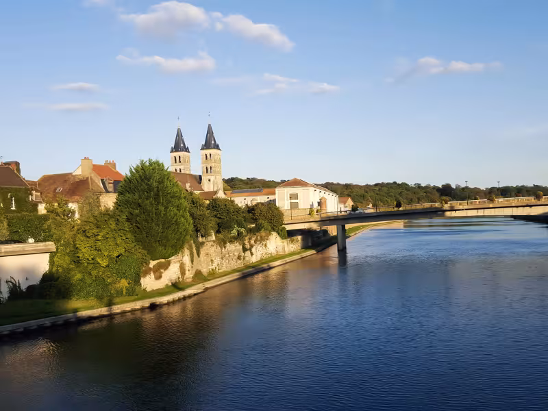 La Seine à Melun