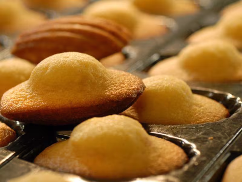 Plaque de cuisson à pour madeleines de Commercy