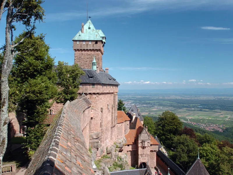 Le donjon du château du Haut-Koenigsbourg