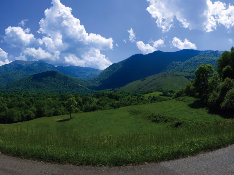 Panorama route Sauveterre de Comminges et les Frontignes