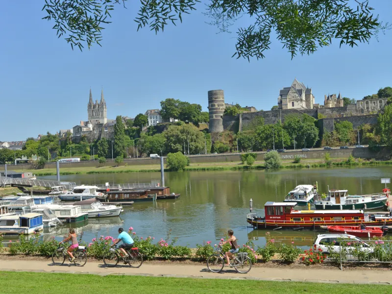 Panorama sur Angers - Balade à vélo