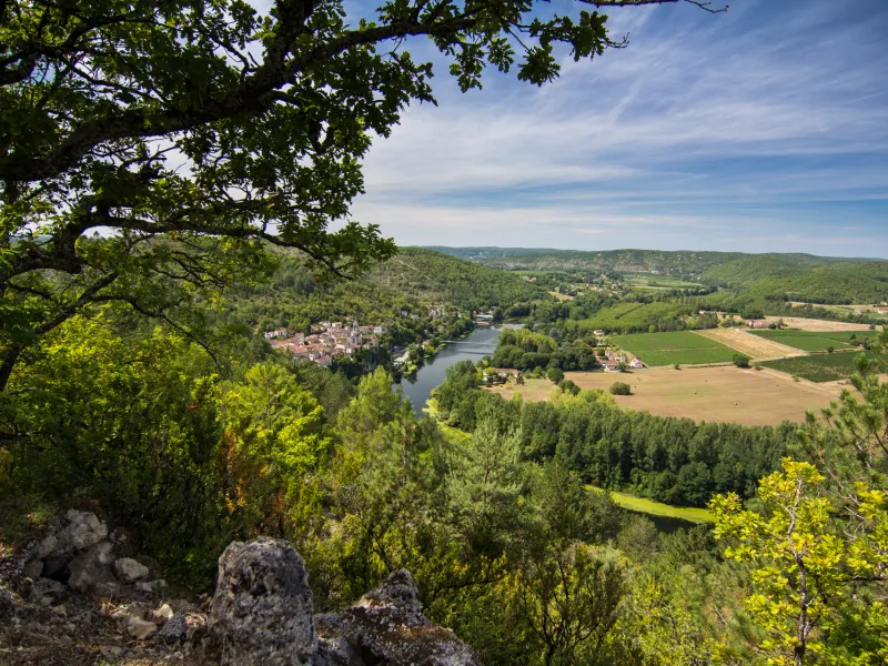 Panorama sur la Vallée du Lot 