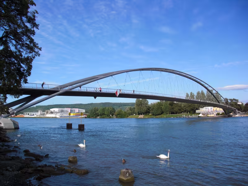 Passerelle des 3 Pays à Huningue