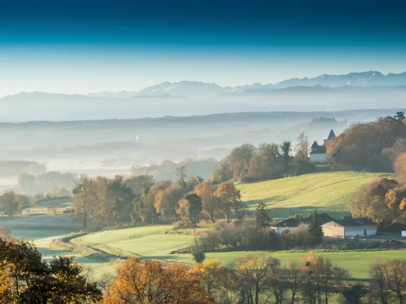 Paysage du côté de Montlaur dans le Gers