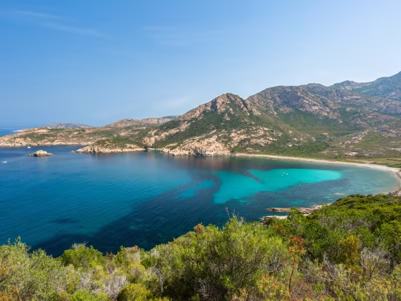Plages de Nighjaretu à Calvi