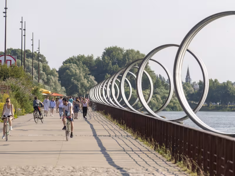 Le quai des Antilles à Nantes