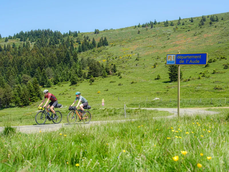 Route des cols des Pyrénées dans l'Aude
