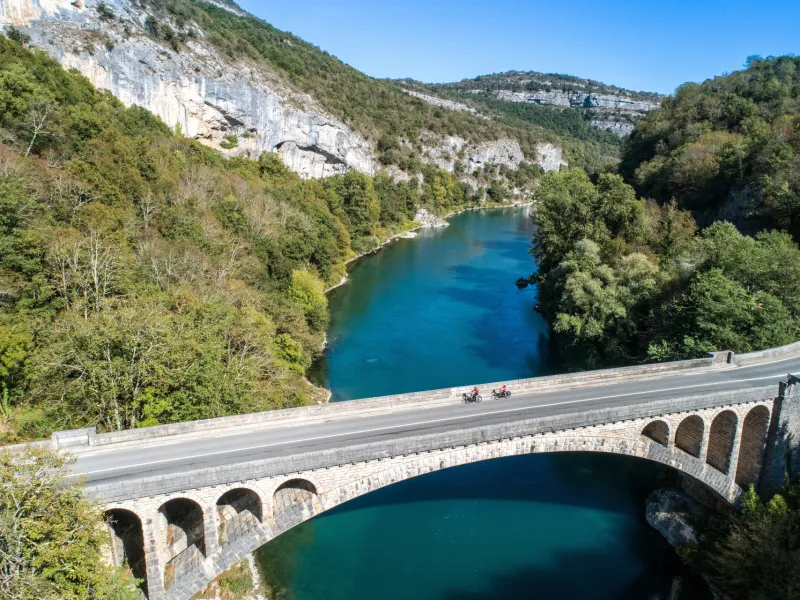 Traversée du Rhône à La Balme