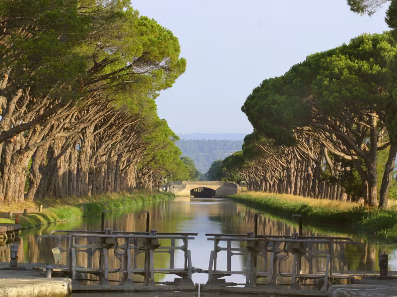 Le Canal de Jonction à Sallèles d'Aude