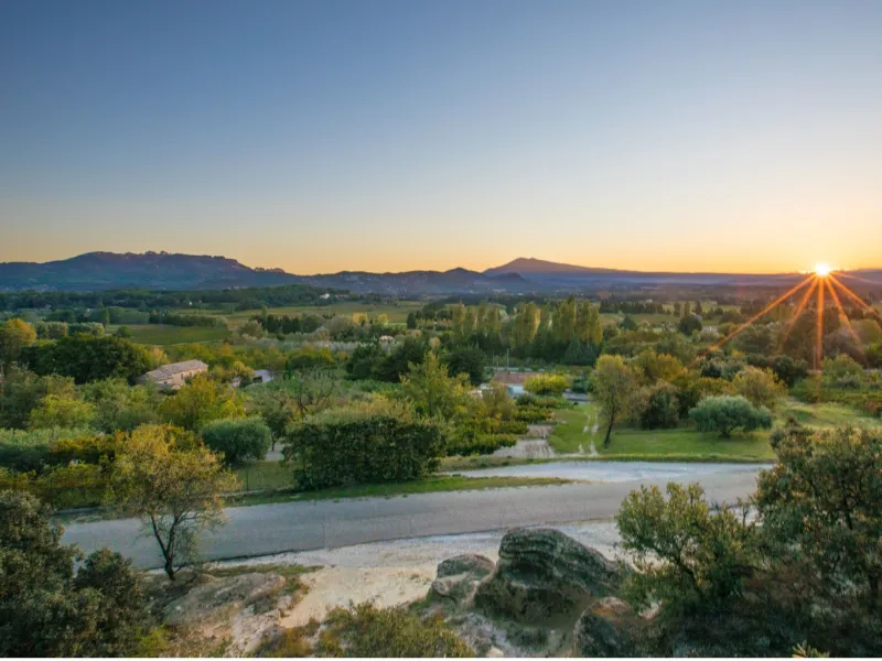 Lever de soleil à Sarrians