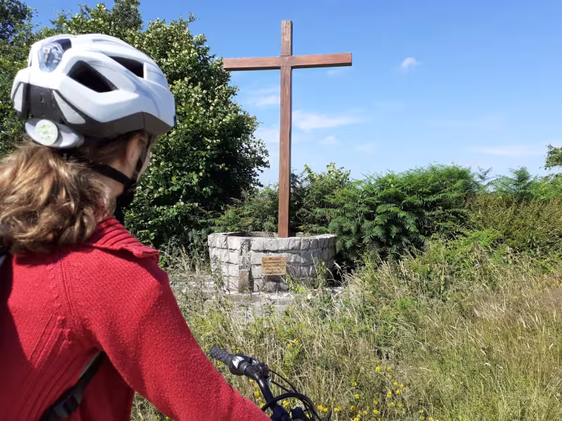 Sentier à vélo à La Meilleraye de Bretagne
