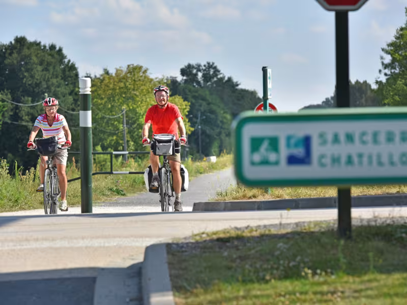 Signalisation de la Loire à vélo - Châtillon-sur-Loire
