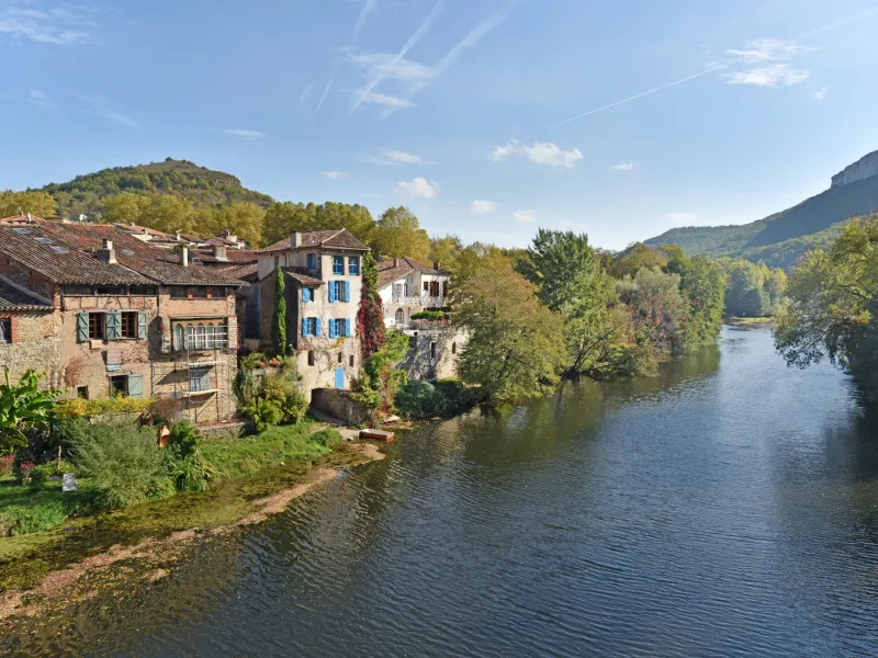 Vue sur l'Aveyron - St-Antonin-Noble-Val