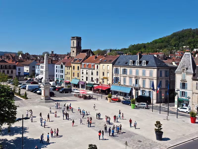 Place de la République à Vesoul