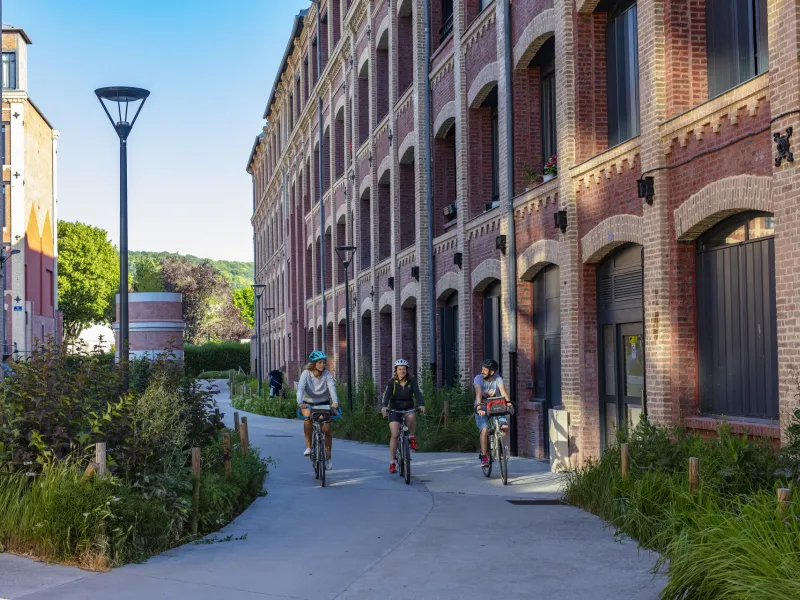 Visite d'Elbeuf à vélo
