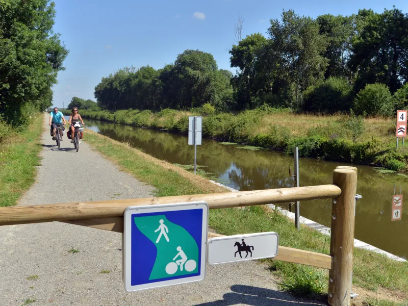 Voie Verte de Mayenne à vélo à Grez Neuville