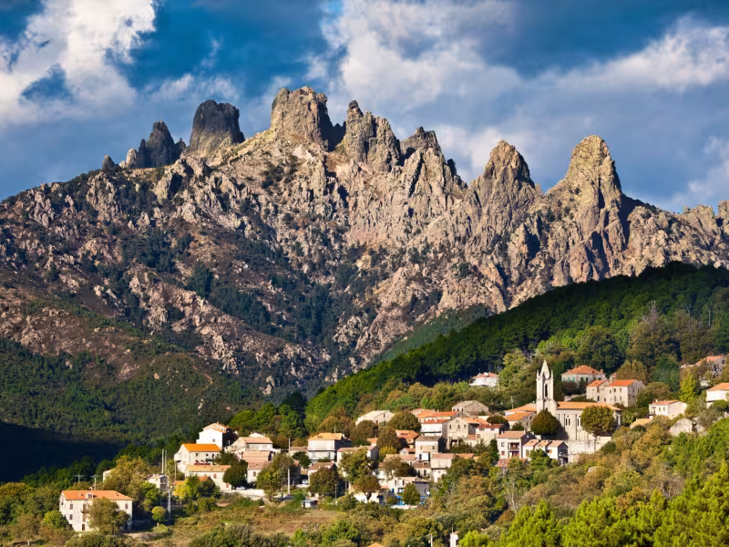 Zonza et les aiguilles de Bavella