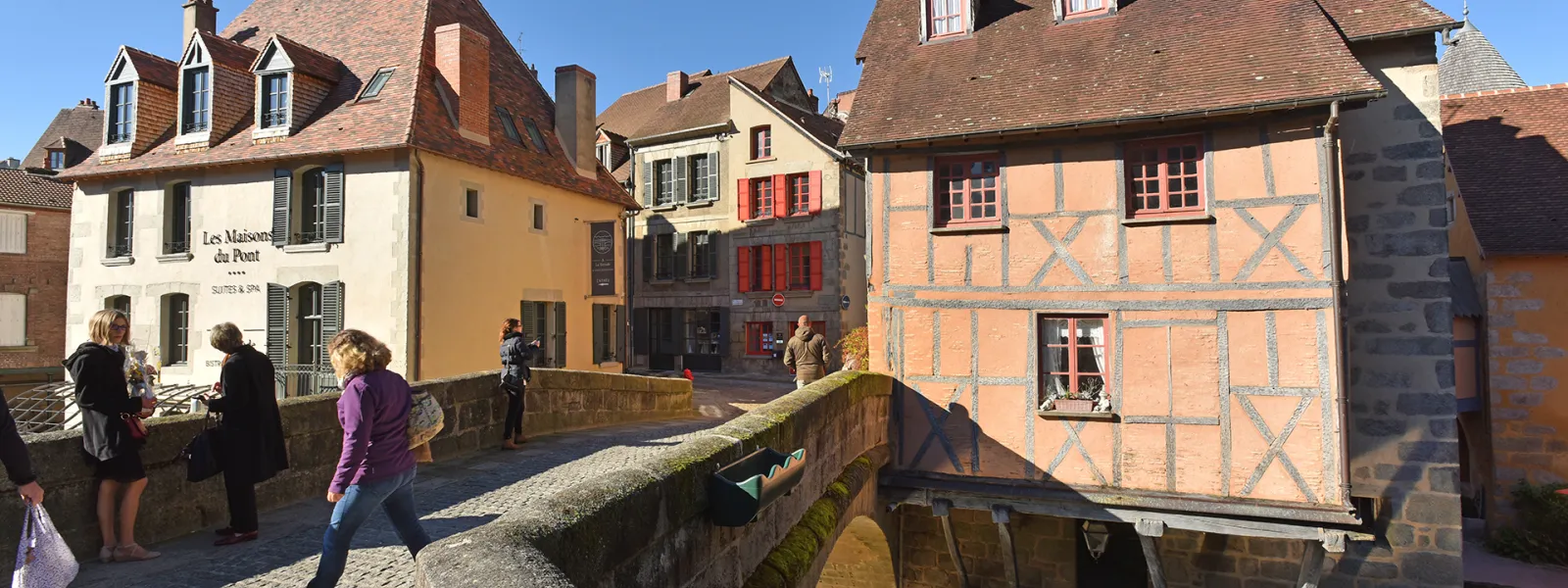 Quartier de la Terrade à Aubusson - vieux pont