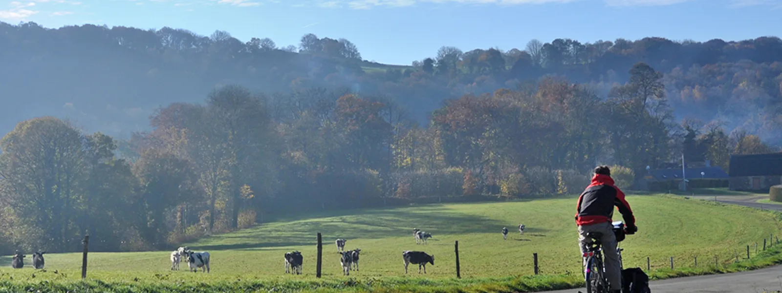 Campagne verdoyante bretonne à vélo - Yffiniac - Voie 8